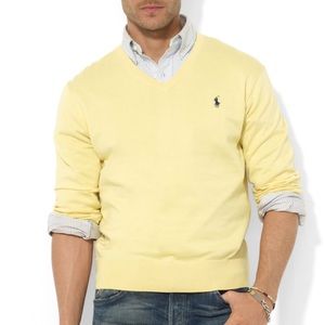 EUC Mens Polo by Ralph Lauren Lambs Wool Sweater